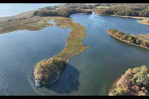 Fantastic Ultra High Definition Drone Video Of The Slocums River In South Dartmouth MA Part 1of 11