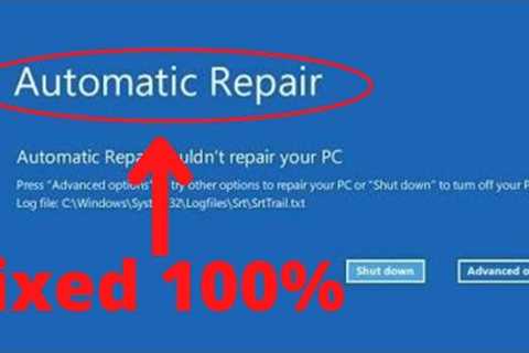 Automatic Repair Couldn''''t Repair Your PC Windows 10 in Hindi | Windows 10 Ko Repair Kaise Karen