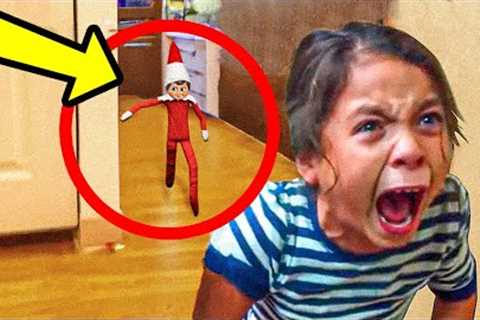 20 Elf On The Shelf Caught MOVING In Real Life CHASING! 😱