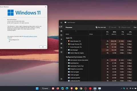 Windows 11 22H2 update KB5021255 released with Task Manager Color fixes, improvements and fixes