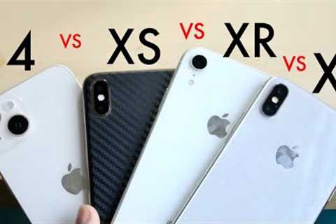 iPhone 14 Vs iPhone XR Vs iPhone XS Vs iPhone X Camera Comparison