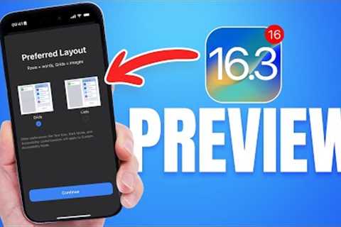 iOS 16.3 New Features Preview & More…