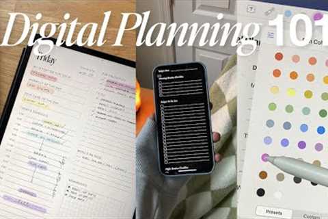 How to Use Your iPad As a Planner | Beginner''s Guide to Digital Planning ✏️