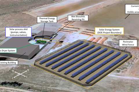 Consortium to demonstrate nitrogen for fertilizer from biosolids using solar thermal