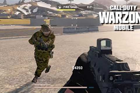 WARZONE MOBILE RUNS CRAZY SMOOTH on IPHONE!! iOS BETA GAMEPLAY ( Max Graphics)