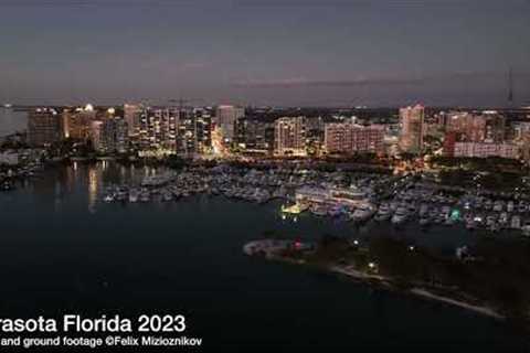 Aerial drone video Sarasota Florida 2023