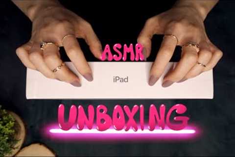 [ASMR] iPad 9th Gen. Unboxing ✨ soft spoken, tapping, tracing