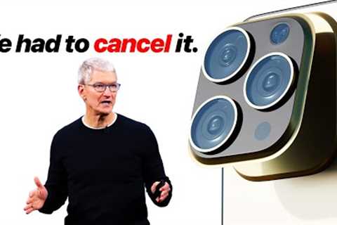 Apple cancels improved iPhone 15!