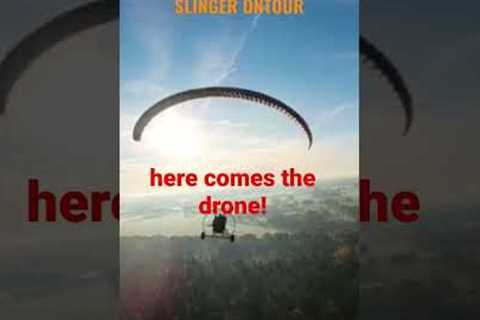 the craziest drone stunt ever! #short #drone #dronevideo#fpv#fpvfreestyle#paramotor #trending#viral