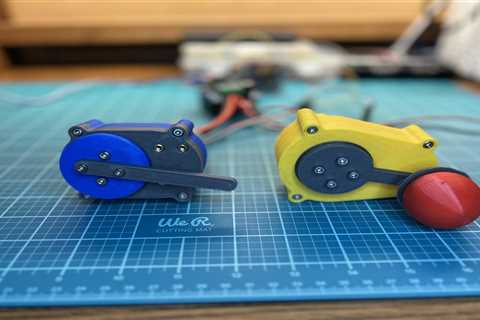 3D-printed continuous rotation servo motor is super smooth