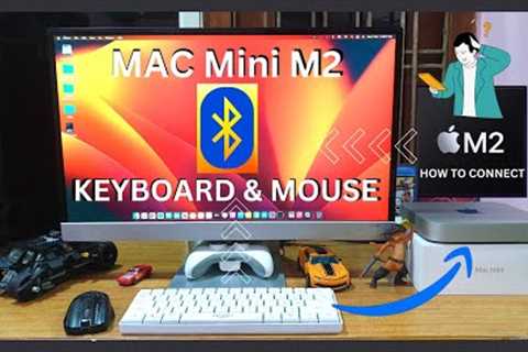 HOW TO CONNECT WIRELESS KEYBOARD AND MOUSE TO MAC MINI M2 IN STARTUP SETUP (Step by Step Full Setup)