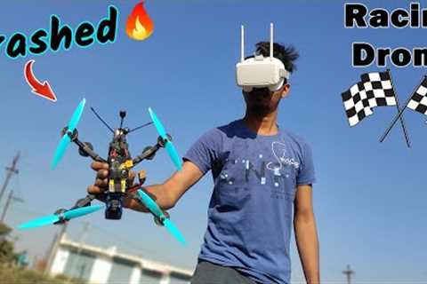 My new FPV Racing Drone crashed Gone wrong 😭