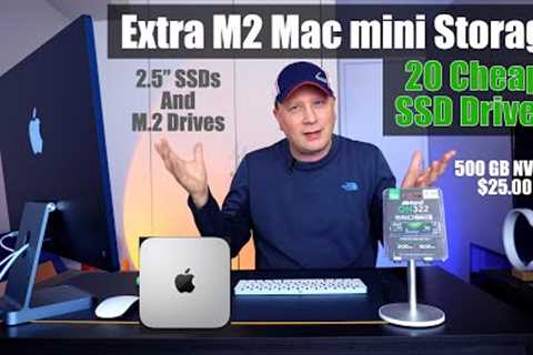 Why Are SSDs So Cheap Now - Add External Storage To M2 Mac mini