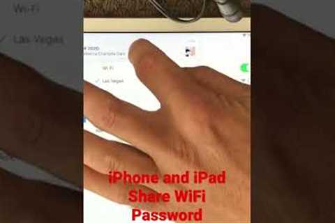 iPhone and iPad Easy Way To Share WiFi Password #apple #ipad #iphone #tipsandtricks