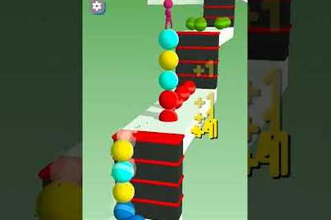 Stack Rider Games 3DAndroid/iOS #gaming #gameplay #runner #funny #gamer #3d #mobilegames #shorts