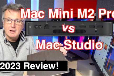 M2 Pro Mac Mini vs Mac Studio and M1 Pro 14 Macbook. Full 2023 Reviews.