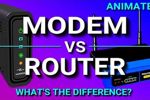 Modem vs Router - What''s the difference?