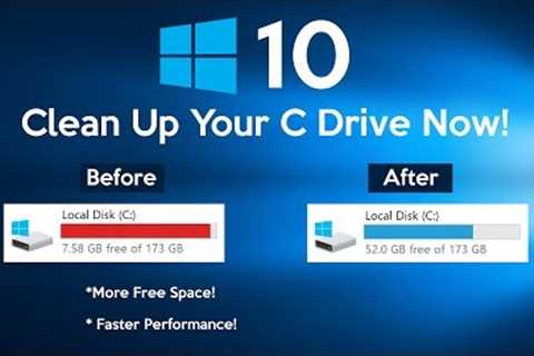 How to Clean C Drive In Windows 10  (Make Your PC Faster)