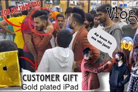 CUSTOMER GIFT GOLD PLATED IPAD | #vlog | ZAMZAM ELECTRONICS| CHOTAY & BHADA BHI | #newvideo