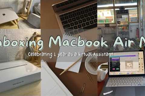 MACBOOK AIR M1 unboxing in 2023, set up and accessories!