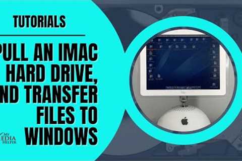 How To Open an Apple iMac G4 15-inch Flat Panel - Take Out Drive - Read and Convert It Windows 10/11