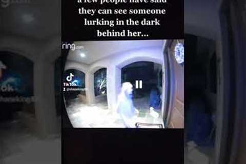 video taken from my neighbor''s ring camera #creepy #weird #scary #ringcamera