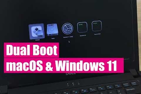 How to install macOS and Windows 11 on Dell laptop