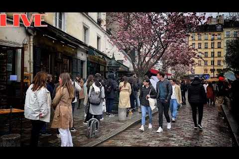 🇫🇷[PARIS] Rainy Day in Marais Atmosphère Live Streaming 10/APRIL/2023