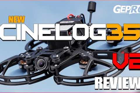 BEST CINEWHOOP right now - GEPRC Cinelog35 V2 Fpv Drone - FULL REVIEW