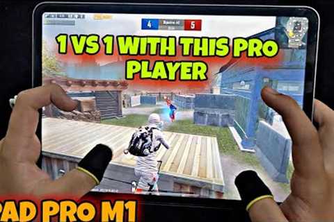 1 VS 1 TDM WITH RANDOM PRO PLAYER | IPAD PRO M1 HANDCAM | 4 FINGER CLAW | PUBG MOBILE