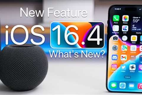 New iOS 16.4 and HomePod Feature Is Out! - What''s New?