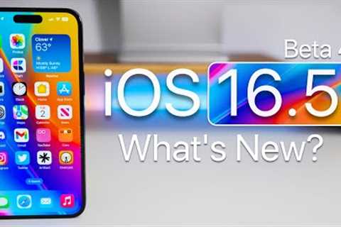 iOS 16.5 Beta 4 is Out! - What''s New?