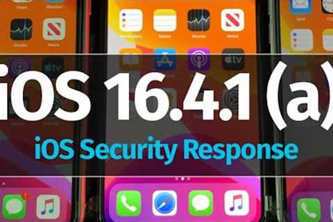 Update to iOS 16.4.1 (a) - iPhone X, iPhone XR, iPhone XS, iPhone XS Max