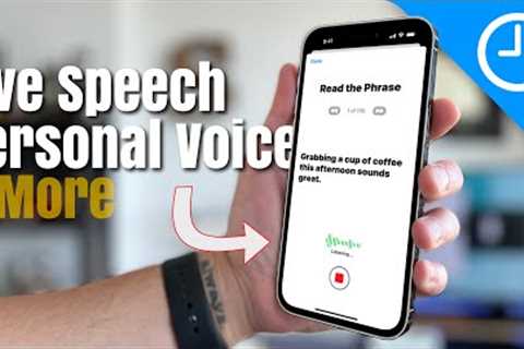 New Live Speech, Personal Voice and Point & Speak Features for iOS 17 | What You Need To Know!