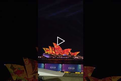 Vivid Sydney 2023 Opera House Night #shorts @ first night