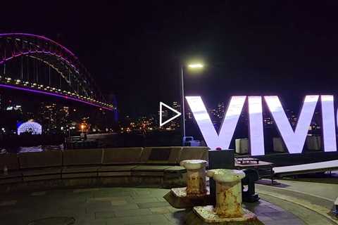 Vivid Sydney 2023: The Best Light Show in the World #Harbour Bridge #Vivid Logo