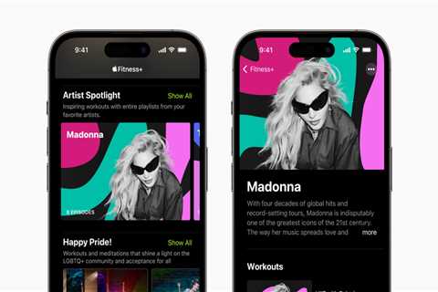 Apple Fitness Plus celebrates Pride with Madonna as Artist Spotlight