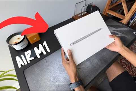 MacBook Air M1 | Unboxing + Setup, Why You SHOULD BUY In 2023, Apartment UPGRADES