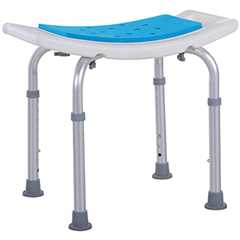 Adjustable Shower Stool with Non-Slip Seat