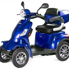 VELECO FASTER 4-Wheeled Mobility Scooter - Blue