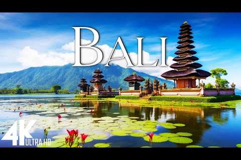 FLYING OVER BALI (4K Video UHD) - Scenic Relaxation Film With Inspiring Music
