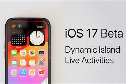 iOS 17 – Changes to Dynamic Island and Live Activities