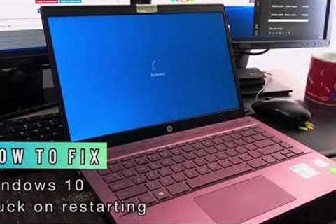 How to Fix WINDOWS 10 stuck on restarting screen (LAPTOP)