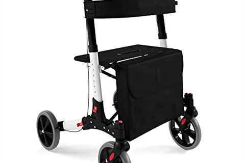 Folding Rollator with Adjustable Seat Height