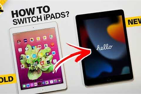 How to Transfer EVERYTHING from OLD iPad to NEW iPad!