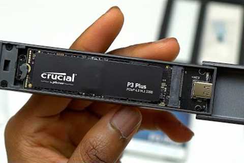 Crucial P3 Plus 4TB SSD Installation and Speed Test for Macbook Pro M1