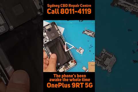 Wow, it's been on the entire time! [ONEPLUS 9RT 5G] | Sydney CBD Repair Centre #shorts