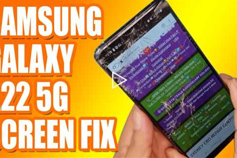 TAPED UP! Samsung Galaxy A22 5G Screen Replacement | Sydney CBD Repair Centre