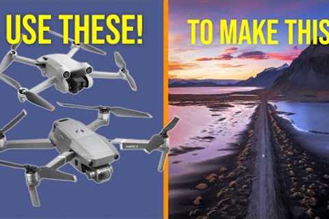 5 STEPS to make INCREDIBLE and EPIC DRONE photos!