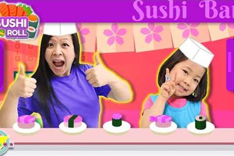 Emma and Mommy Open a Sushi Restaurant! Fun iPad Games for the Family!